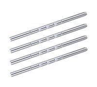 FUNOMOCYA 4 Pièces Tiges Droites Métal pour Appuie-tête de Voiture Barres de Support pour Sièges Auto et Camping Remplacement Solide et Stable pour Conduite Confortable