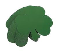 FUNOMOCYA 40 Pièces Décorations de Bulletin de Saint Patrick Cartes à Écrire Forme de Vert pour Écoles et Fêtes pour Ambiance Festive et Activités Multiples