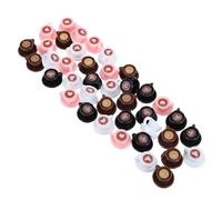 FUNOMOCYA 40 Pièces Lot de 40 Mini Tasses à Café en Résine Réaliste, Décor Miniature pour Maison de Poupée, Accessoires Créatifs pour Loisirs, Décoration de Table Basse, Petites Tasses pour