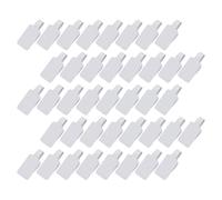 FUNOMOCYA 400 Pièces étiquettes d'étiquette étiquettes de bijoux des bijoux autocollants en papier White