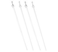 FUNOMOCYA 4pièces Baguette De Tirage pour Rideaux Léger Ergonomique Et Tige De Contrôle pour Ouverture Et Fermeture Facile Accessoire Pratique pour Différents Types De Rideaux