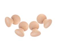 FUNOMOCYA 4pièces Lot de Embouts Bois Massif Fins pour Décoration Meubles Accessoires Ornement Bois pour Projets DIY Supports Et Frontons De Meubles Style Roman