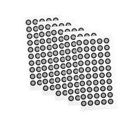 FUNOMOCYA 5 Feuilles Film réfléchissant des autocollants DOT marqueurs de numérisation point de film réfléchissant balayage marqueur de du scanner marquage du scanner