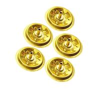 FUNOMOCYA 5 pièces Accessoire Lampe Pétrole Support Mèches Flottantes Métal Porte-mèche Remplaçant pour Lampes à Huile Adapté Autels Temples et Décorations Spirituelles