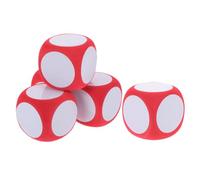 FUNOMOCYA 5 Pièces Dés Mousse Effaçables pour Jeux de Société et Animation de Classe Accessoires DIY pour Fête et Apprentissage