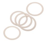 FUNOMOCYA 5 Pièces Entretoise Filetée M42 en Acier Inoxydable pour | Compatibilité, Changements Rapides Filtre Objectif Caméra, Usage Astrophotographie, Finition Argenté