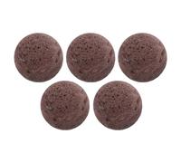 FUNOMOCYA 5 Pièces Pierres de Sauna Naturelles Volcaniques Pierres de Chauffage pour Sauna Intérieur et Extérieur Accessoires pour Bain de Vapeur Traditionnel