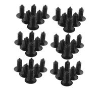 FUNOMOCYA 50 pièces Clips de Fixation Plastique pour Panneau de Voiture Rivets Push Nylon Robustes pour Garniture Intérieure et Pare-chocs Installation Facile et Ajustement