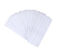 FUNOMOCYA 50 pièces Dry-Erase Learning Sentence Strips for Classroom Use Double-Sided Letter and Word Cards Thick Paper with Writing Lines for Teaching and Rewards
