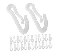 FUNOMOCYA 50 pièces Plastic Garden Hooks for Greenhouse Film Windproof Clips for Secure Plant and Vegetable Growth