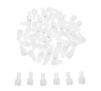 FUNOMOCYA 50 Pièces Tête de filtre pour service à thé pièces cure pipe accessoires de thé Accessoires pour conduites d'eau White