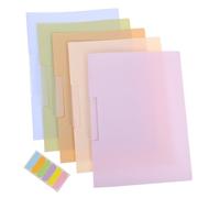 FUNOMOCYA 5pièces Lot De Chemises Avec Clip Pivotant Pour Documents Et Format Lettre Protège-rapport Pour École Réunions