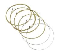 FUNOMOCYA 6 Pièces Cordes de Guitare Alliage Phosphore Bronze Lot de Cordes Durables pour Remplacement sur Guitare Folk Accessoires Compatibles