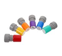 FUNOMOCYA 6 Pièces Enseignants Colorés pour Évaluation Scolaire Pré Encrés Réutilisables pour Encouragements et Commentaires et pour Classe