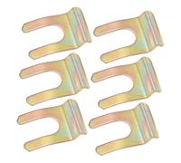 FUNOMOCYA 6 pièces Lot de Clips Fer U pour Fixation Durite de Frein Colliers Métalliques Robustes pour Maintien Tuyau Huile Voiture Installation Rapide et Fixation Stable