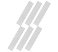 FUNOMOCYA 6 Pièces Marqueurs de Terrain Portables TPE Blancs | Définition Précise des Limites, Antidérapants et Amortissants, Entraînement Extérieur, Lot de Repères Blancs