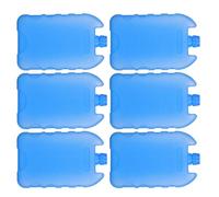 FUNOMOCYA 6 Pièces Pack de Blocs de Glace Réutilisables pour Ventilateur de Climatisation Portable Glacières Compactes Refroidissement Rapide pour Activités Extérieures et Transport en Dos