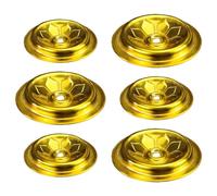 FUNOMOCYA 6 Pièces Support Flottant de Mèche, Aluminium Or | Articles de Culte pour Temple, Usage en Restaurant à Thème, Style Classique Simple et Léger