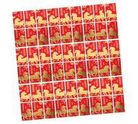 FUNOMOCYA 60 Pièces Envelope Bag Year Of The Horse Packets For Lunar Year Spring Festival Lucky Money Cash Hongbao Cash Envelopes