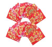 FUNOMOCYA 60 Pièces Enveloppes Rouges Chinoises de Enveloppes pour An Motifs de Serpent Artisanat Traditionnel pour Offrir des Dons et Bénédictions
