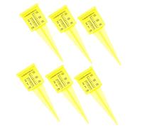 FUNOMOCYA 6Pcs Pluviomètre Extérieur Pluviomètre Jauge D& #39; Eau pour Pluie Pelouse Outil De Mesure De L& #39; Arrosage Jauge De Pluie Extérieure De Mesure