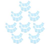 FUNOMOCYA 8 Paires Palmes de Natation en Silicone pour Entraînement, Confort Maximal , pour Activités de Groupe et Fitness Aquatique