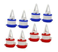 FUNOMOCYA 8 pièces Doseur Bec Verseur pour Boîte de Boisson Distributeur de Lait avec Couvercle Embout Extension pour Cartons de Boisson Accessoire Cuisine Pratique et Réutilisable