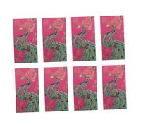 FUNOMOCYA 8 Pièces Enveloppes Rouges Chinoises pour An Motifs Bronzés Décoratifs Sachets Dargent Traditionnels pour Famille et Fournitures de Fête Printemps