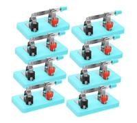 FUNOMOCYA 8 Pièces Interrupteur Unipolaire Monopôle pour Laboratoire Physique Commande Précise Facile à Utiliser pour Enseignement et Expérience Électrique