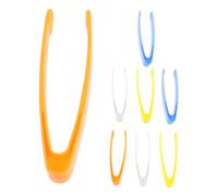 FUNOMOCYA 8 pièces Pinces à Épiler Garçon Fille Plastique Non Glissantes pour Exploration Nature Motricité Fine Apprentissage Kit Orange Bleu
