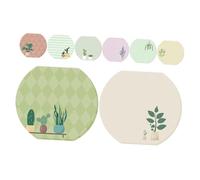 FUNOMOCYA 8 Pièces Plant Pattern Sticky Notepads Set Self Adhesive Cute Note Pads For Office Classroom And Home Portable And Versatile Memo Pads