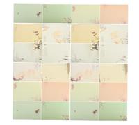 FUNOMOCYA 80 pièces Papier à Lettres Vintage Papier Écriture Décoratif pour Calligraphie Correspondance Invitations Carnet DIY Styles Texture Lisse et Pratique