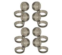 FUNOMOCYA 8pièces Couvre-boutons Sécurité Gaz Cuisine Transparents Protection Boutons De Cuisinière Prévention Accident Design Élégant Pc