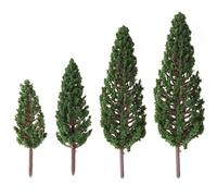 FUNOMOCYA 8pièces Model Trees Set for Diorama Layout Pine Artificial Greenery for Model Scenery and Landscape Decoration