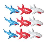 FUNOMOCYA 9 pièces Jouets Requin Gonflable pour Garçon Fille Jouets Aquatiques Flottants Réutilisables Plage Piscine Fête Garçons Filles