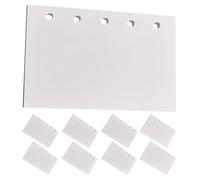 FUNOMOCYA 9 Pièces Recharge Papier M5 pour Classeur 5 Anneaux, 9 Carnets de 40 Feuilles en Papier Daolin Lisse, Format A5, Pages Vierges, Quadrillées et Lignées, Recharge pour Agenda, Cahier