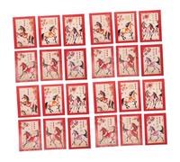 FUNOMOCYA 90 Pièces Pocket Envelopes Cartoon Horse Design Year Of The Horse Lucky Money Bags For Spring Festival Wedding Birthday Party