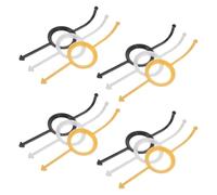 FUNOMOCYA Accessoire D'entraînement Billard 12pcs en Plastique pour Précision et Ajustement, pour Pratique Entre Matchs et Amélioration des Compétences