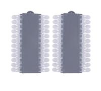 FUNOMOCYA Accessoires Ongle Nuancier 2pcs en Plastique Facile à Utiliser pour Boutique ou Salon Présentation Couleur Vernis