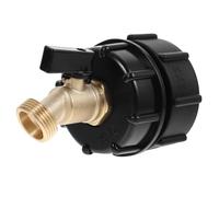 FUNOMOCYA Adaptateur De Réservoir IBC Et Robinet pour Tuyau Arrosage Raccord pour Bac IBC Vannes pour Réservoir Eau