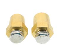 FUNOMOCYA Adaptateurs de Bornes de Batterie en Laiton Fileté 1 Paire Bornes de Raccordement Latérales pour Rallonge de Batterie Connecteurs Électriques pour Voiture Haute Conductivité