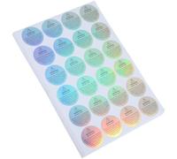 FUNOMOCYA Autocollants d'Avertissement pour Bougies 10 Pièces 3 CM Autocollants de Sécurité Adhésifs pour Pots en Verre Étiquettes Résistantes pour Emballage et Protection