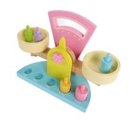 FUNOMOCYA Balance Éducative Bois pour Garçon Fille Arithmétique Montessori Outil Cognitif de Comptage et Ludique pour Apprentissage Mathématique