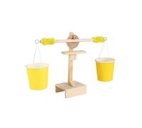 FUNOMOCYA Balance en Bois à Monter Soi-Même Scientifique Éducatif pour Garçon et Filles Dès 3 Ans Kit D’Apprentissage Théorie de L’Équilibre Coordination Œil-Main Jeu Pédagogique en