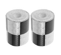 FUNOMOCYA Bande Réfléchissante Adhésive 2 Pcs 5 Cm X 3 M, Autocollants Réfléchissants Noir et Blanc à Carreaux, Imperméable et Résistante aux Rayures, pour Signalisation Sécurité Véhicules