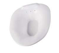 FUNOMOCYA Bassin de Toilette Sitz Bath avec Débordement Confortable et Durable Enceintes Personnes Âgées et Soins Post Opératoires Rehausseur Wc