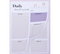 FUNOMOCYA Bloc-notes Décoratif en Papier de 50 Pages, Carnet de Liste de Tâches Facile à Utiliser pour Adolescents et Garçon et Filles, pour Organiser le Planning Quotidien