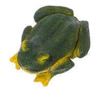 FUNOMOCYA Boîte à Clés Cachée Grenouille Verte Extérieure Cachette Sécurisée pour Clés de Rechange Statue Décorative de Jardin pour Patio et Espace Extérieur