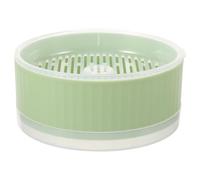 FUNOMOCYA Boîte à Herbe à Chat Hydroponique sans Terre, Bac de Plantation Pratique en Plastique Vert, Jardinière Légère pour Culture D’Herbe à Chat à Domicile, Kit Jardinage Intérieur