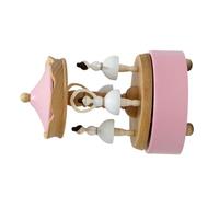 FUNOMOCYA Boîte à Musique Ballerine Artisanale Figurine Tournante à Remontoir Cadeau Romantique pour Fille Décoration Bureau et Étagère Souvenir Anniversaire et Fête des Mères